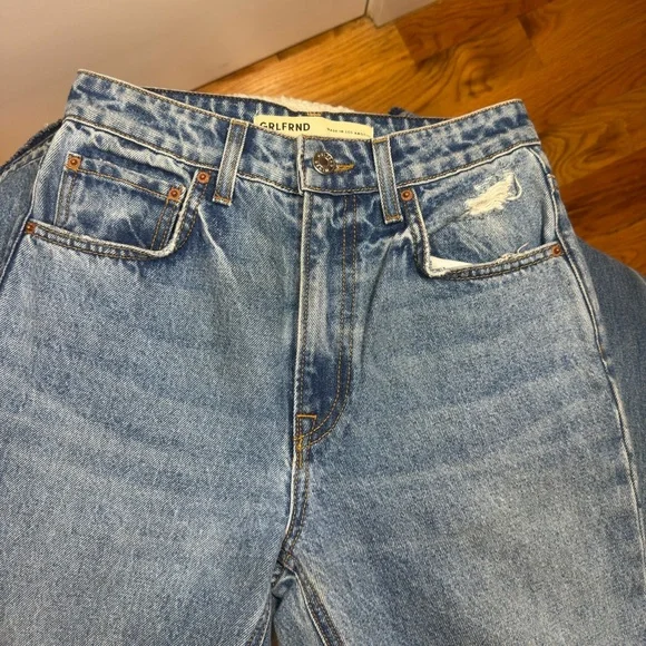 GRLFRND The Harlow high rise boot with slit hem in Blue Diamond size 25 - Picture 5 of 13